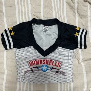bombshells uniform jersey top - xs